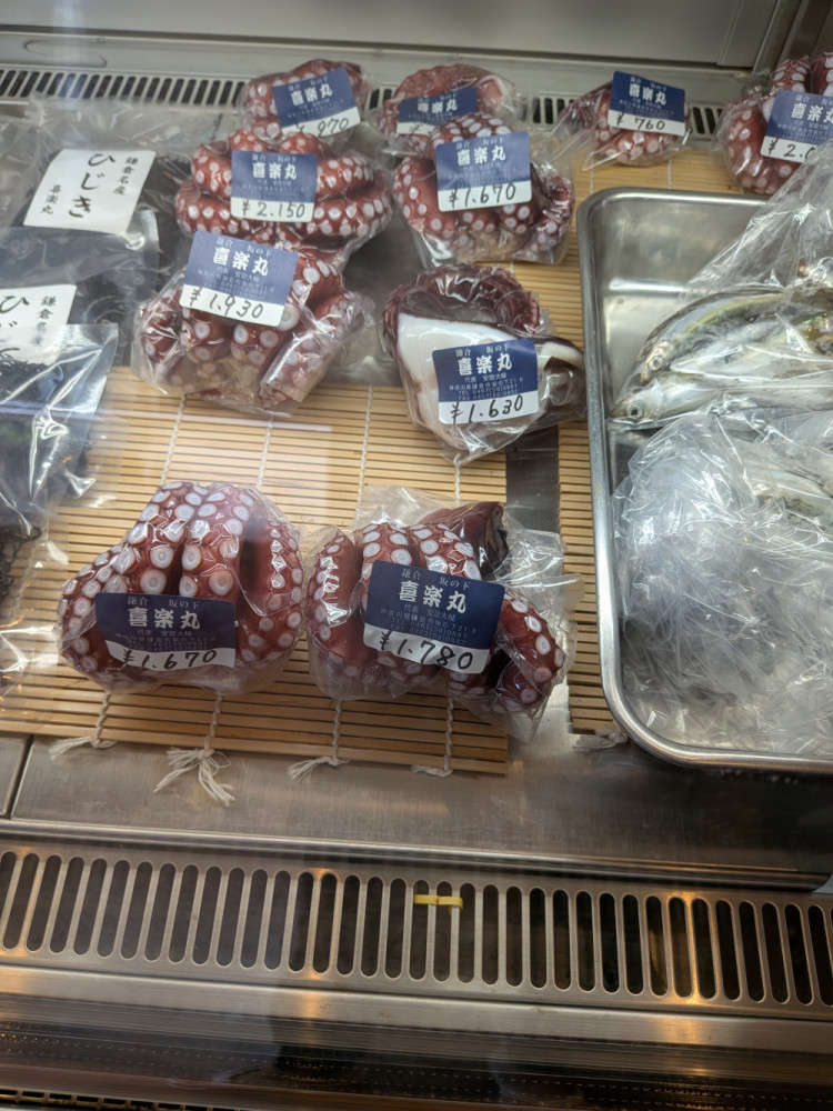 タコ少し茹でました
